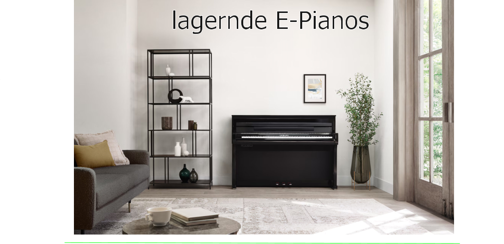 lagernde E-Pianos